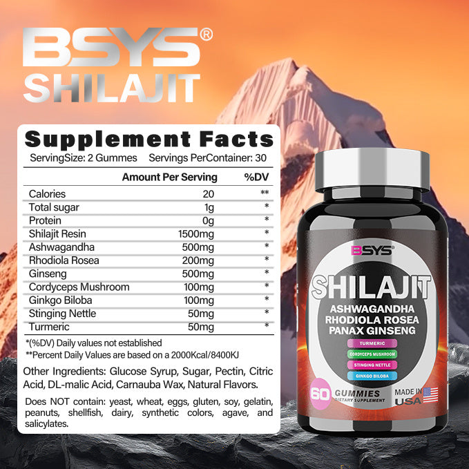 8-in-1 Shilajit Power Herbal Gummies