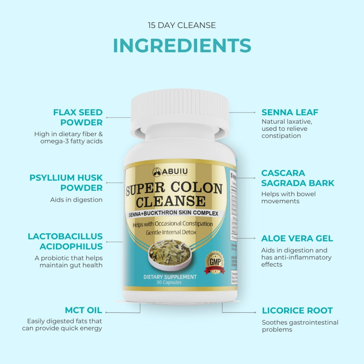 Super Colon Cleanse Gentle Detox & Digestive Support