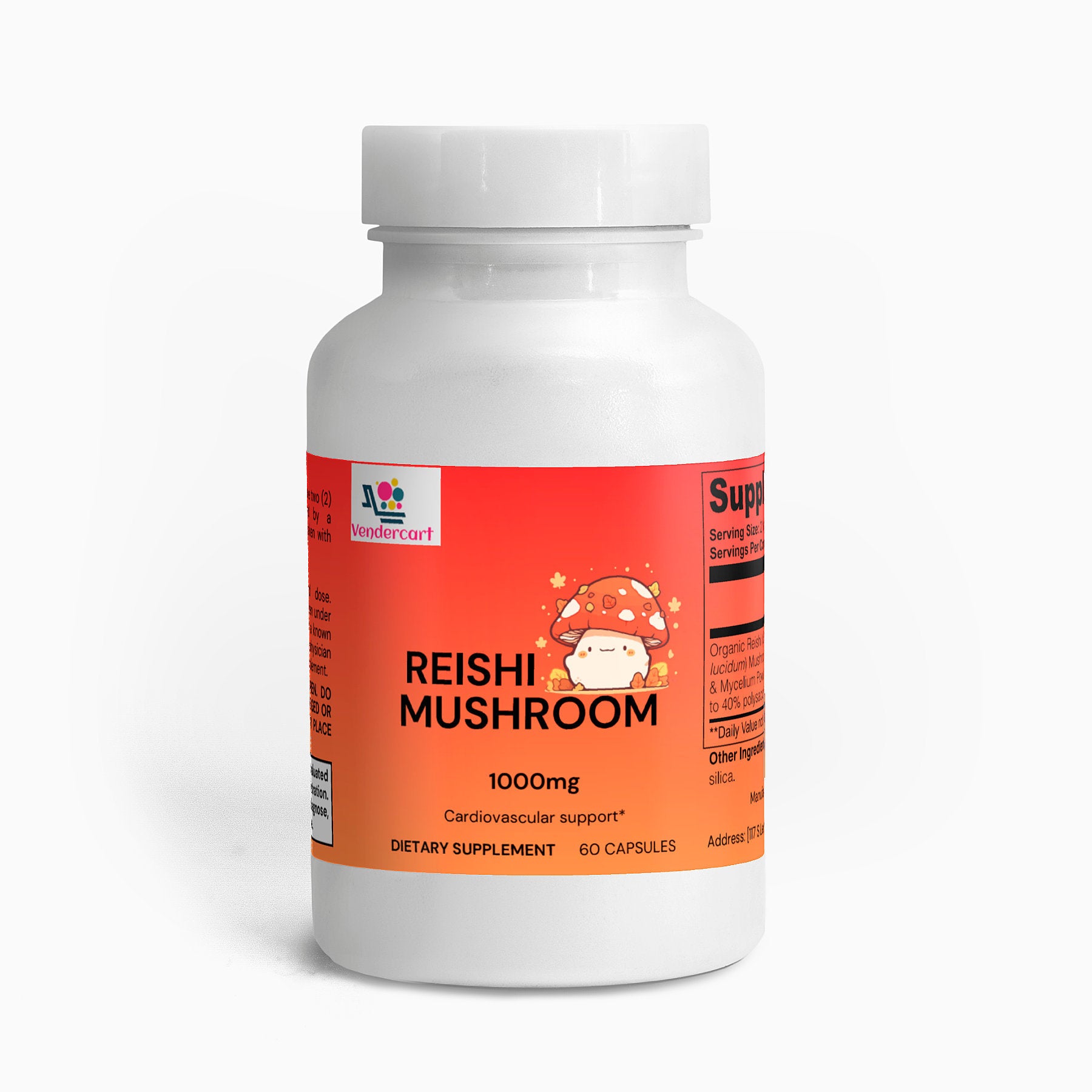 Premium Reishi Mushroom Adaptogenic Support for Mind & Body Balance