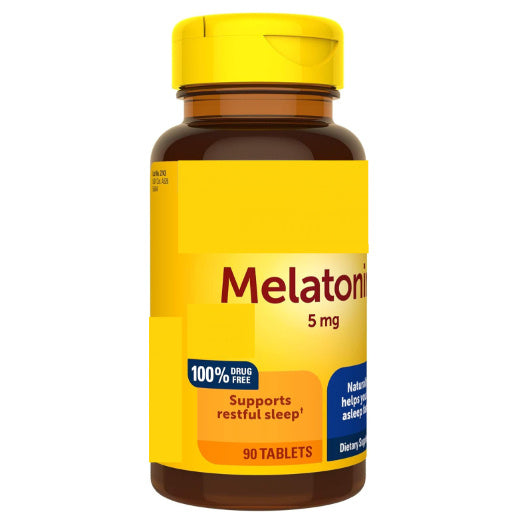 Melatonin 5 mg with Calcium 80 mg Natural Sleep Support