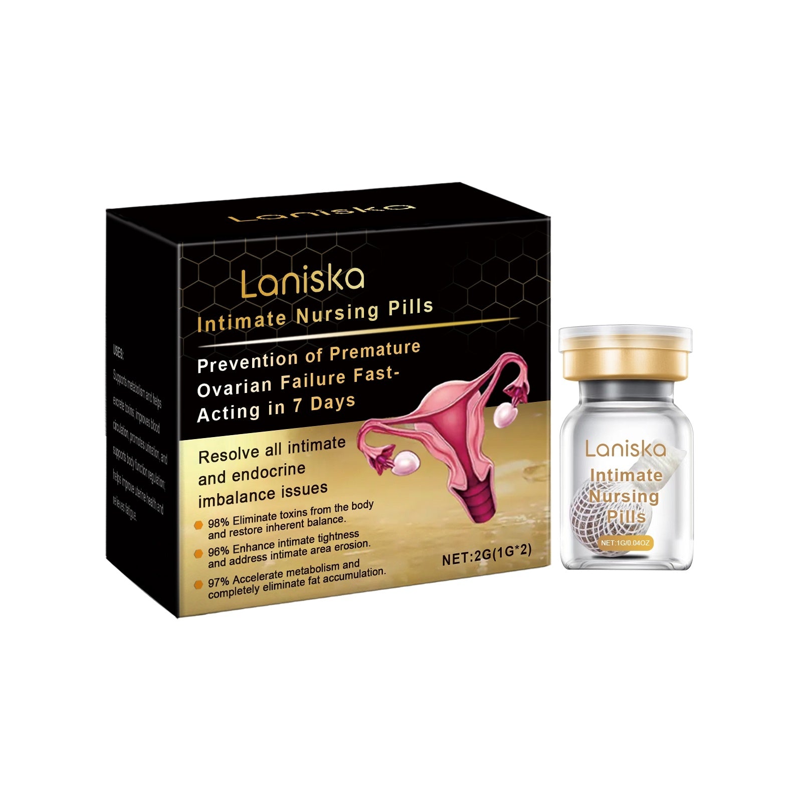 Laniska Intimate Nursing Pills Fast-Acting Hormonal & Intimate Health Support