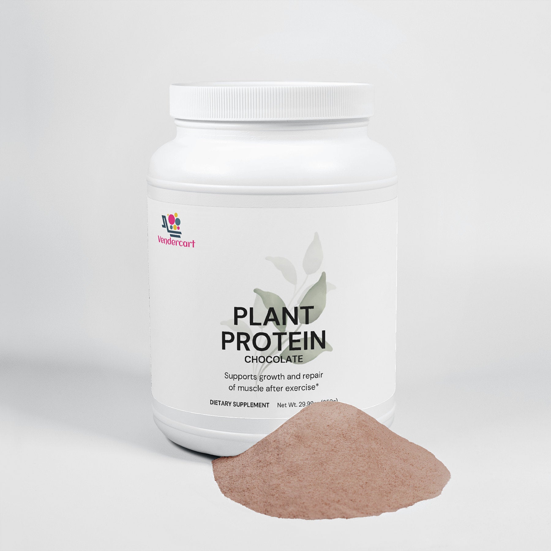 Pure Plant Protein Powder Muscle Recovery &amp; Energy Boost