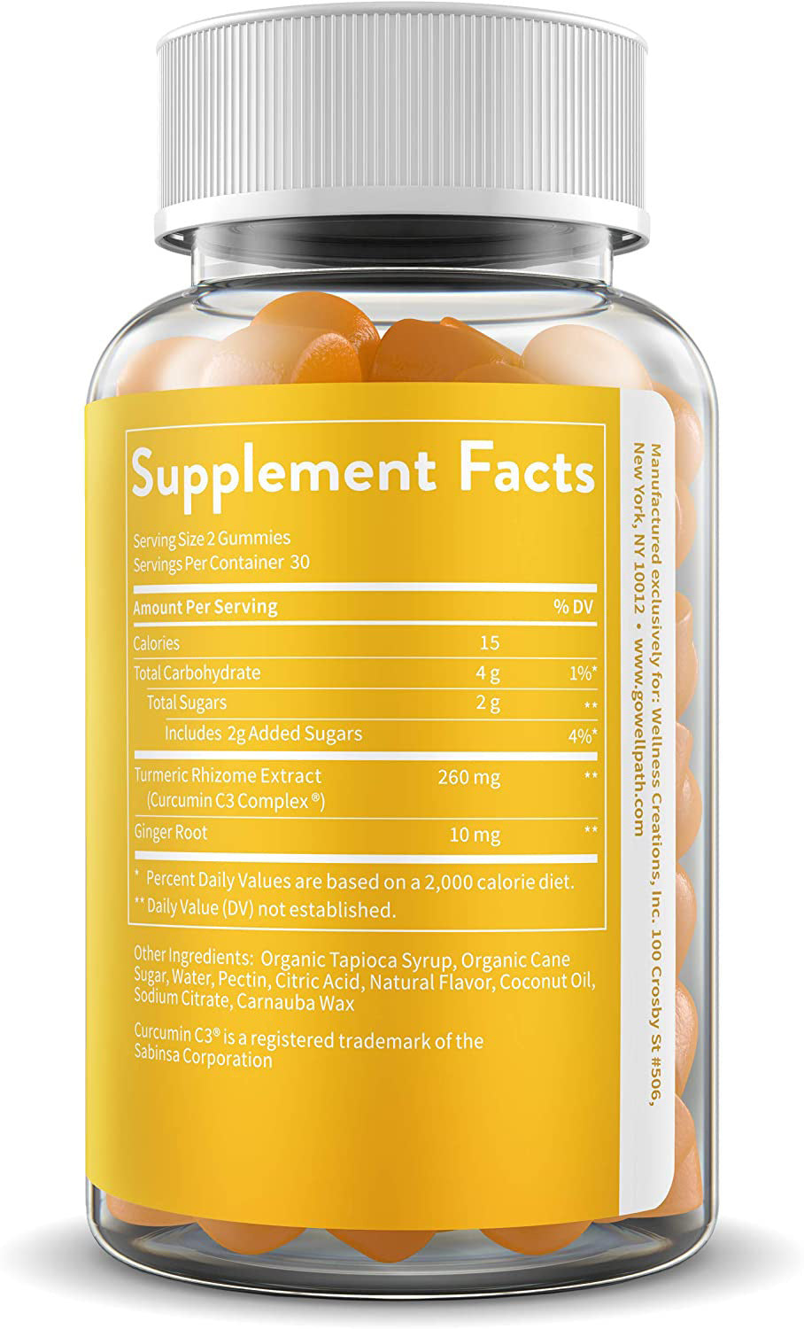 Turmeric Gummies with Curcumin C3 Complex + Ginger Root