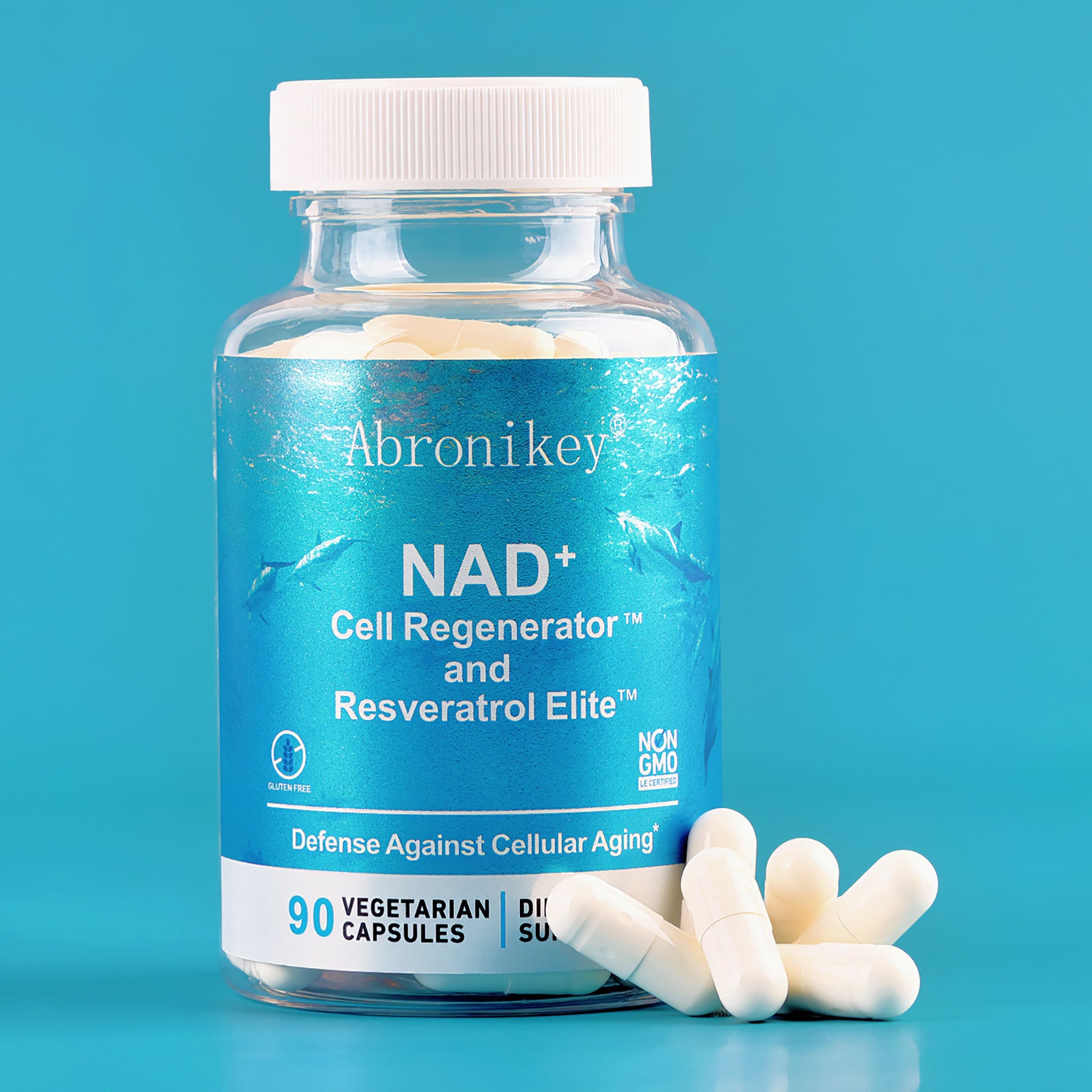 NAD Cell Regenerator &amp; Resveratrol Niacinamide Riboside Supplement with Trans Resveratrol &amp; Quercetin 90 Capsule