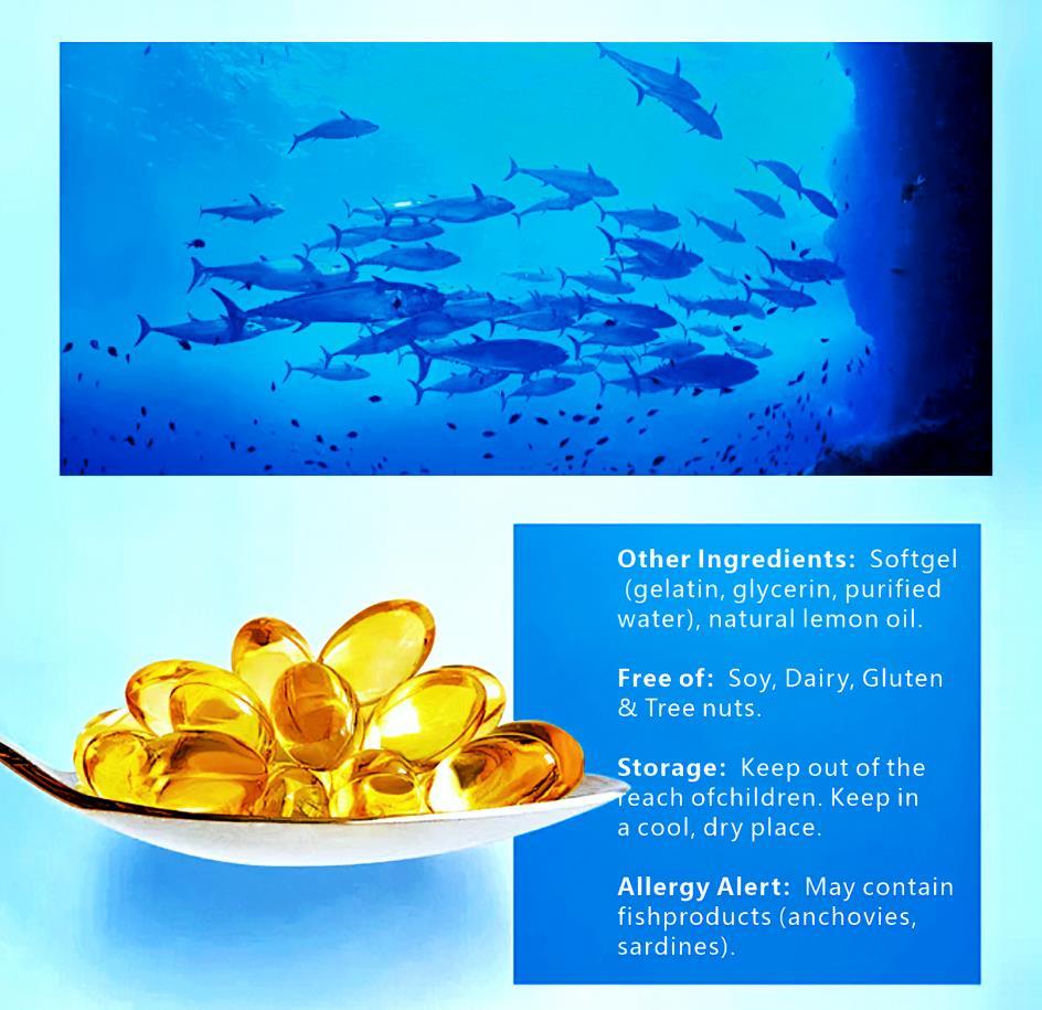 Triple Strength Fish Oil 4200mg Omega-3 for Heart, Brain & Joint Health