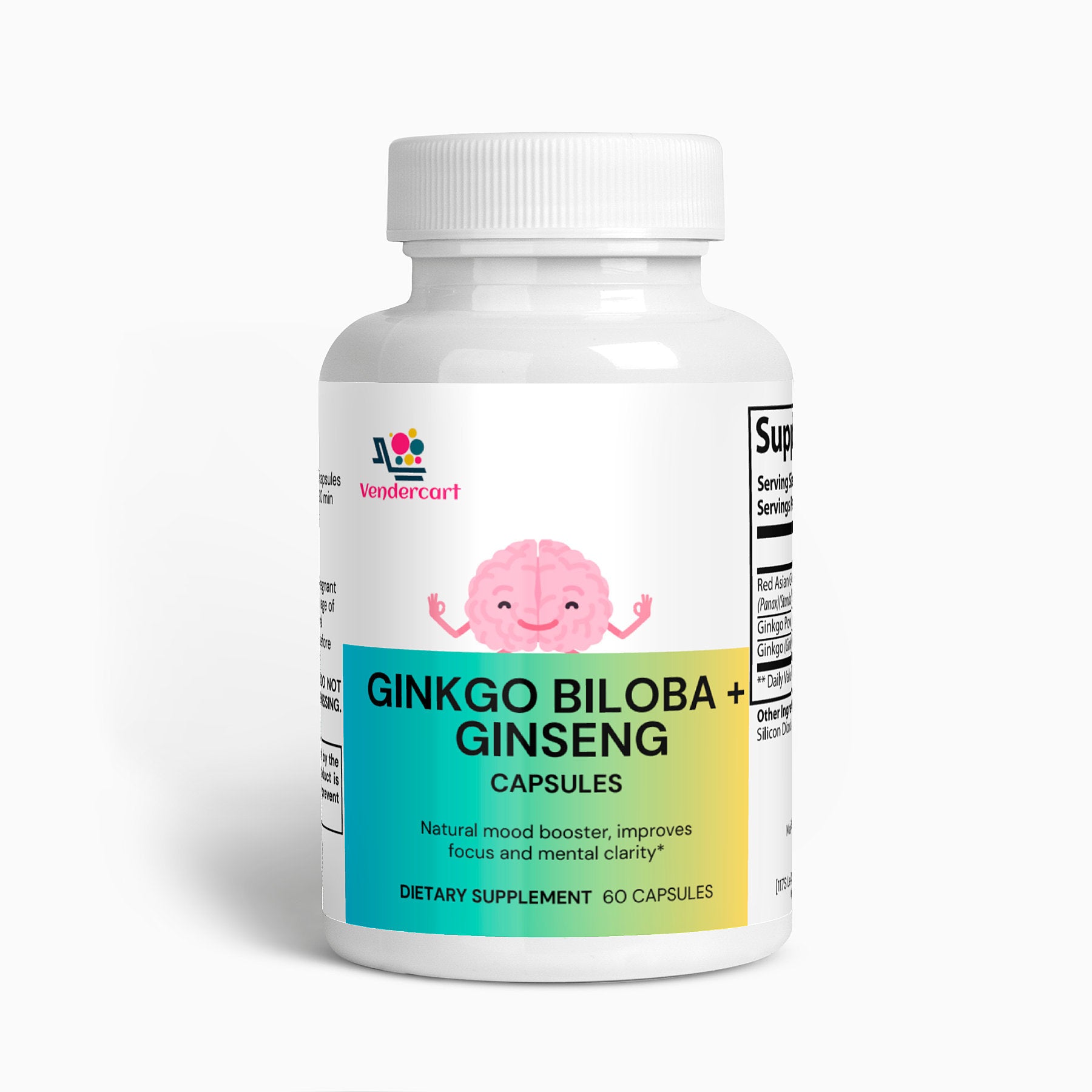 Ginkgo Biloba & Ginseng Herbal Brain Repair & Focus