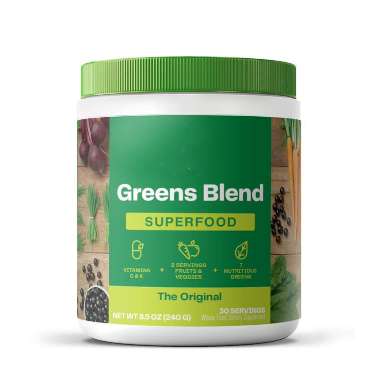 Super Green Blend Complete Superfood Nutrition for Energy & Immunity & Digestion