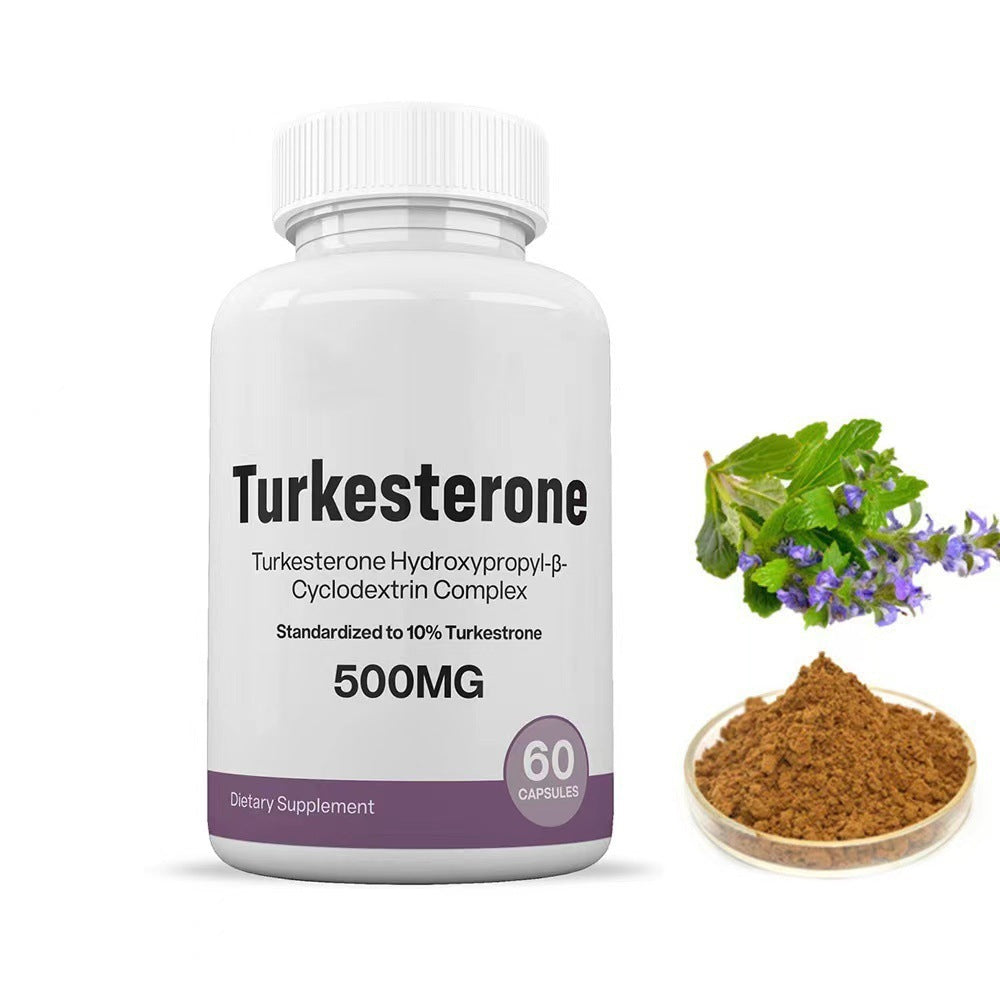 Turkesterone 500mg Natural Anabolic Support for Gains &amp; Stamina