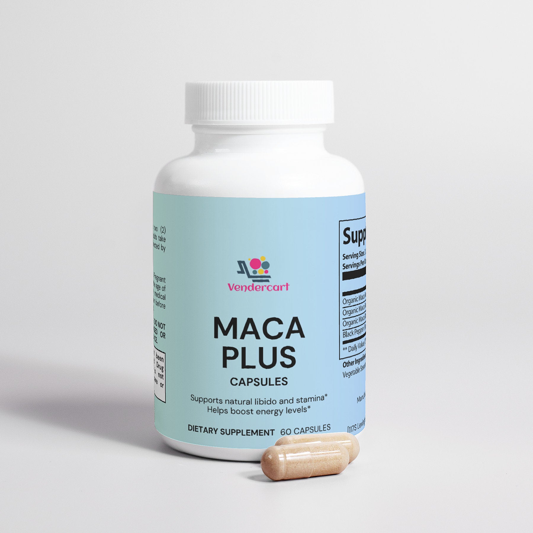 Maca Plus Premium Triple Maca Blend For Energy & Hormone Balance & Vitality