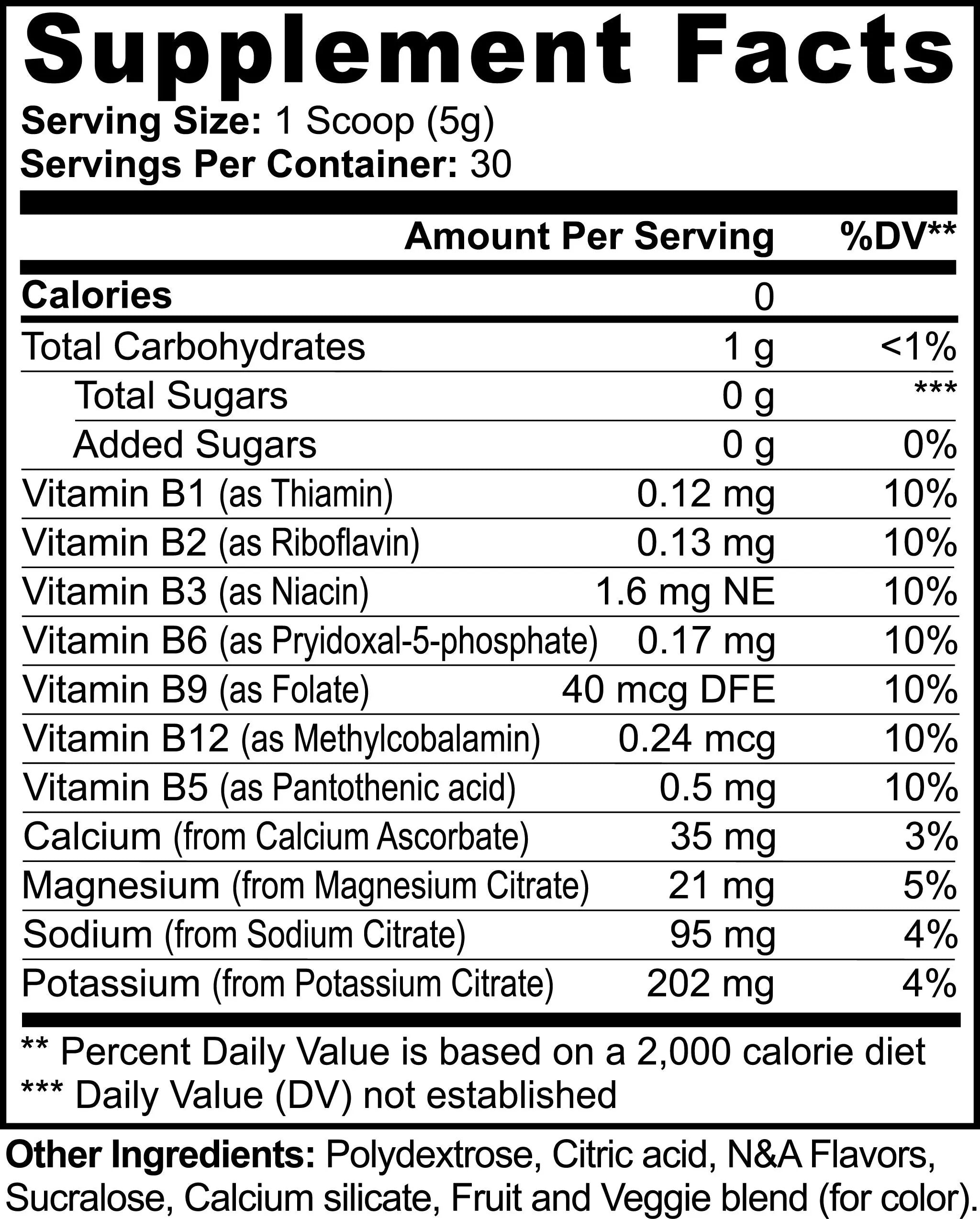 Electrolyte Hydration Powder