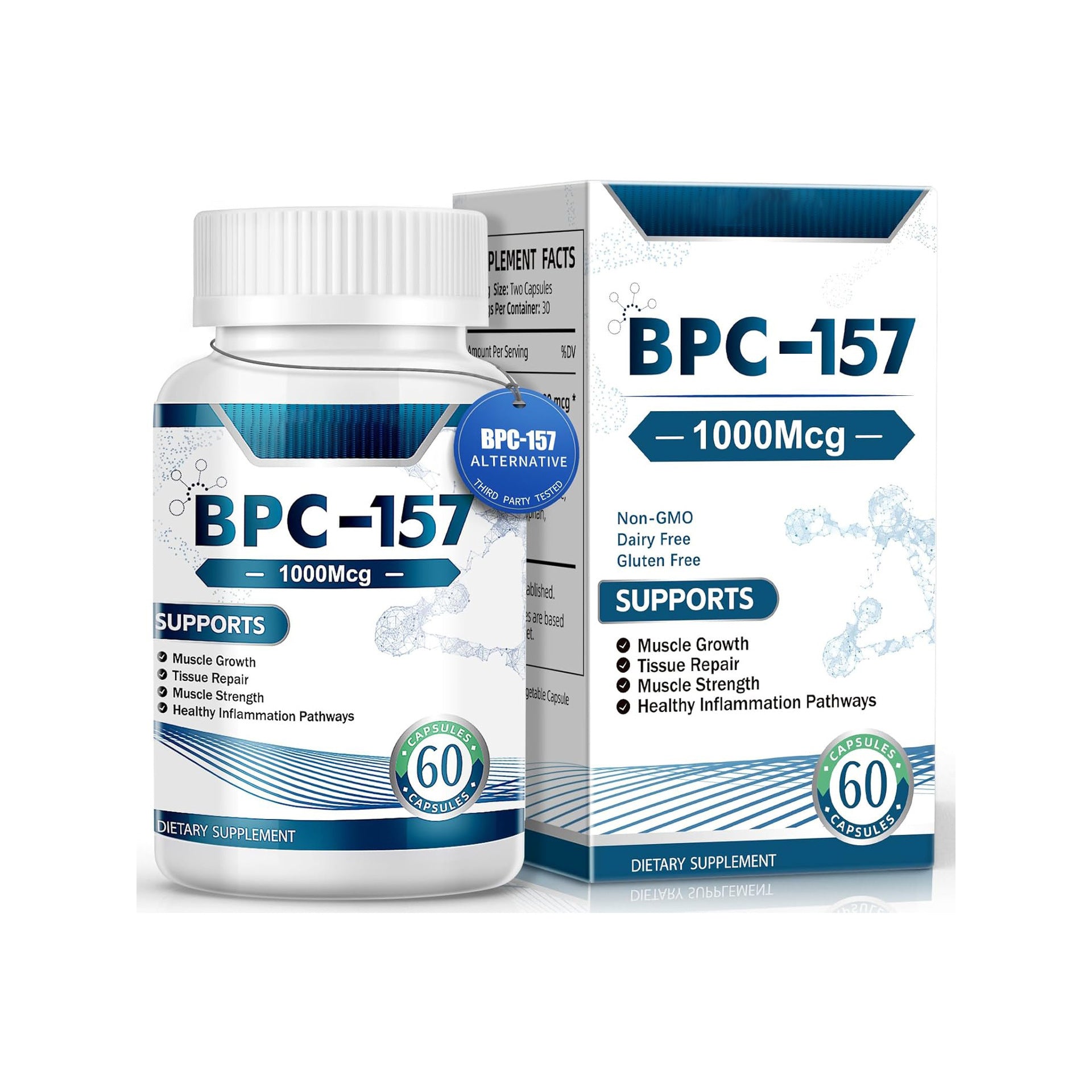 BPC 157 1000 mcg Synthetic Peptide Capsules