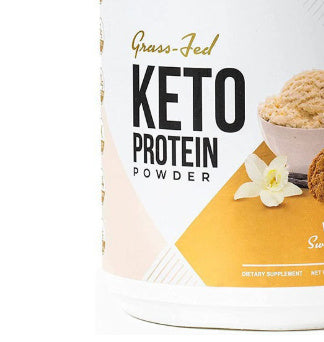 Pure Grass-Fed Keto Protein Powder with Collagen & MCT Oil Powder