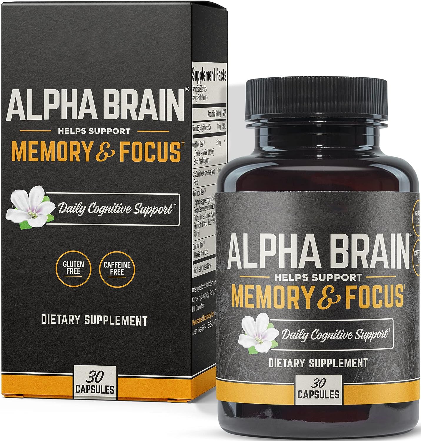 Alpha Brain Advanced Nootropic for Focus & Mental Clarity