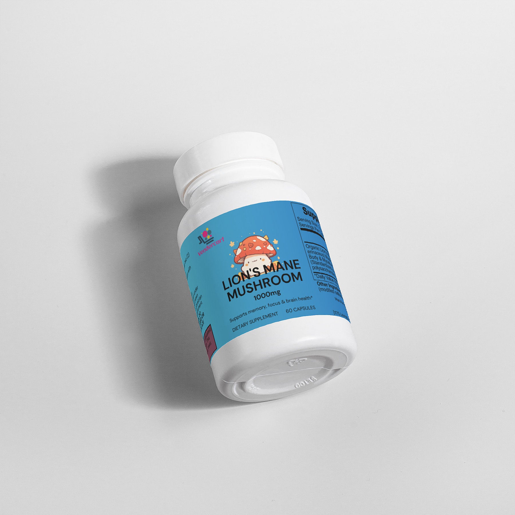 Lion's Mane Mushroom 1000 mg Cognitive Power & Nerve Health