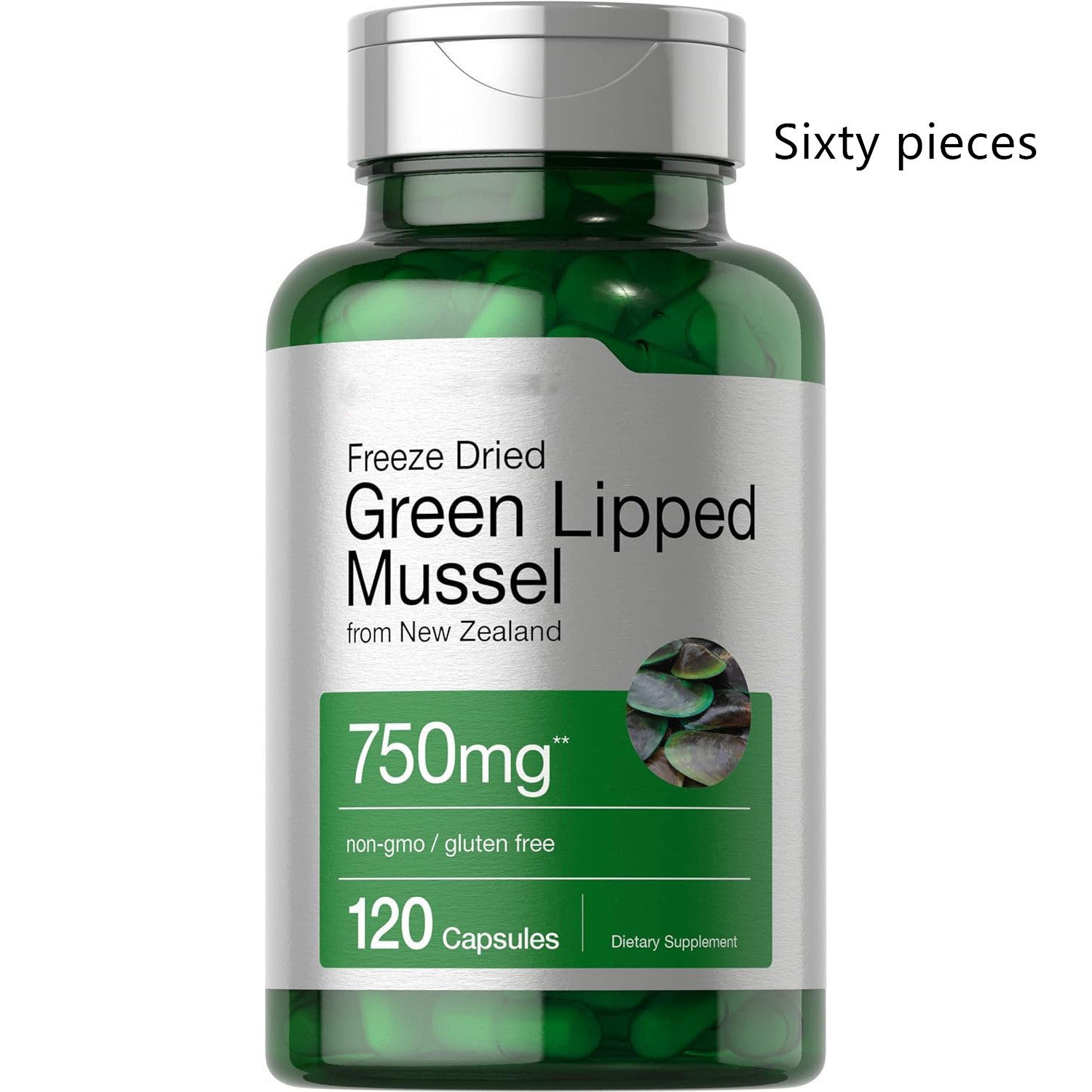 Green Lip Mussel 750 mg Join & Mobility Support Capsules