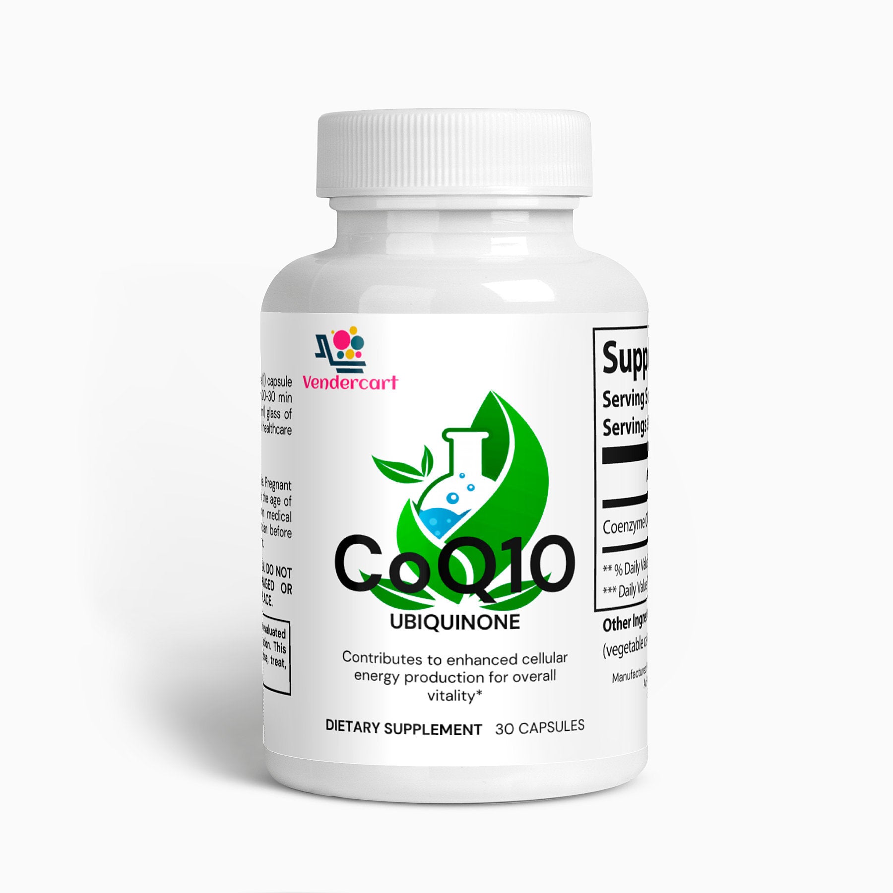 CoQ10 Ubiquinol Capsules Cellular Energy & Cardiovascular Wellness