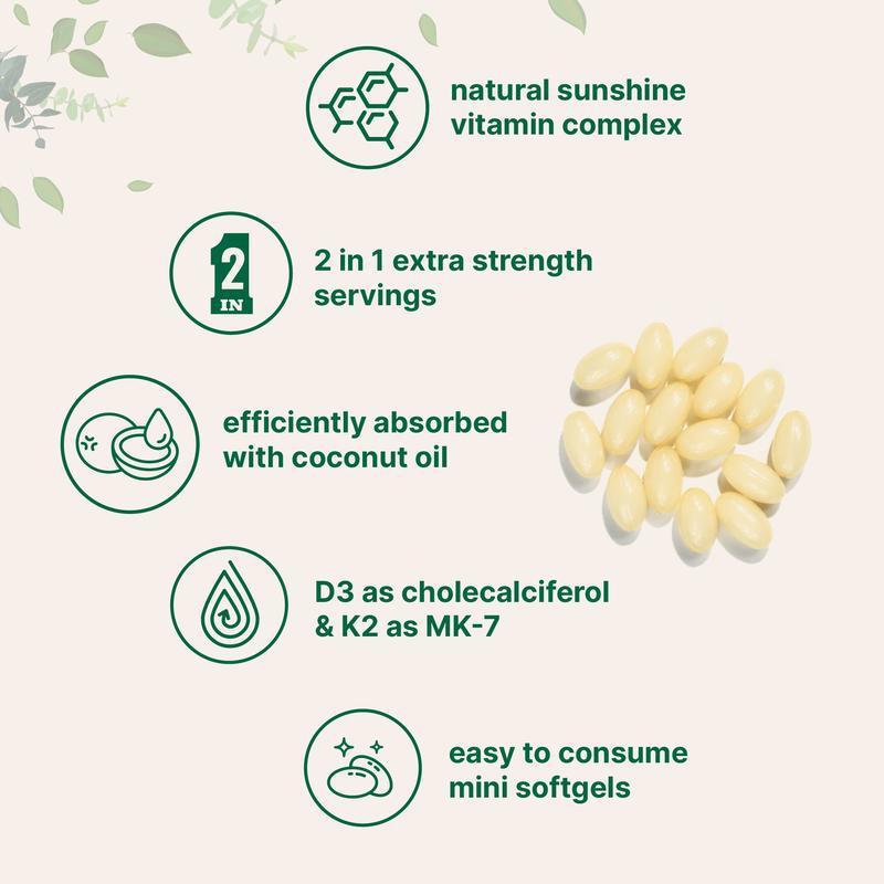 Vitamin D3 10,000 IU & K2 200 mcg