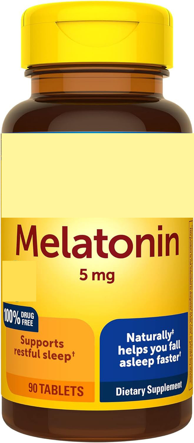 Melatonin 5 mg with Calcium 80 mg Natural Sleep Support