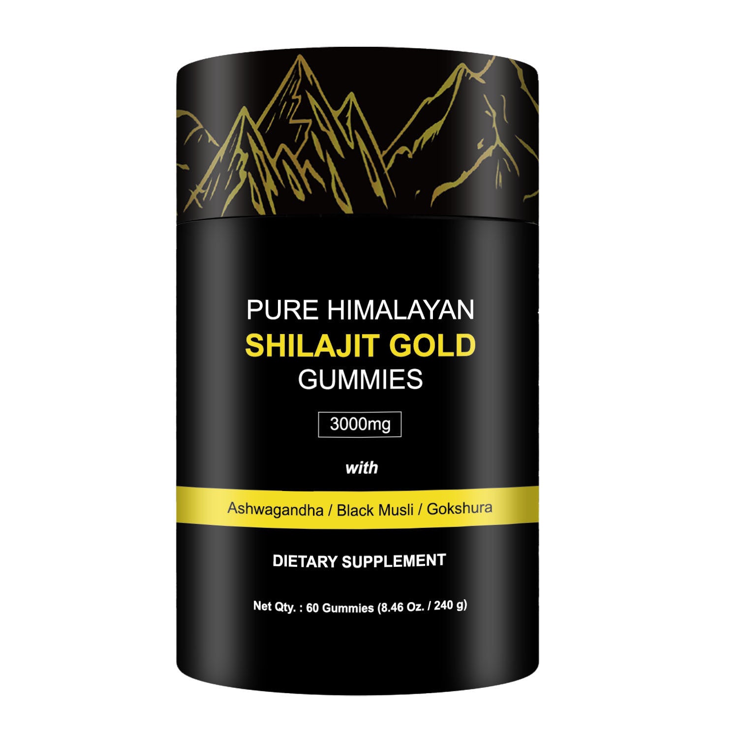 Pure Himalayan Shilajit Gold Gummies 3000mg